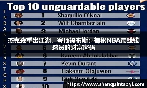 杰克森重出江湖，登顶福布斯：揭秘NBA最赚钱球员的财富密码