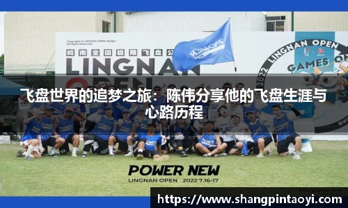 飞盘世界的追梦之旅：陈伟分享他的飞盘生涯与心路历程